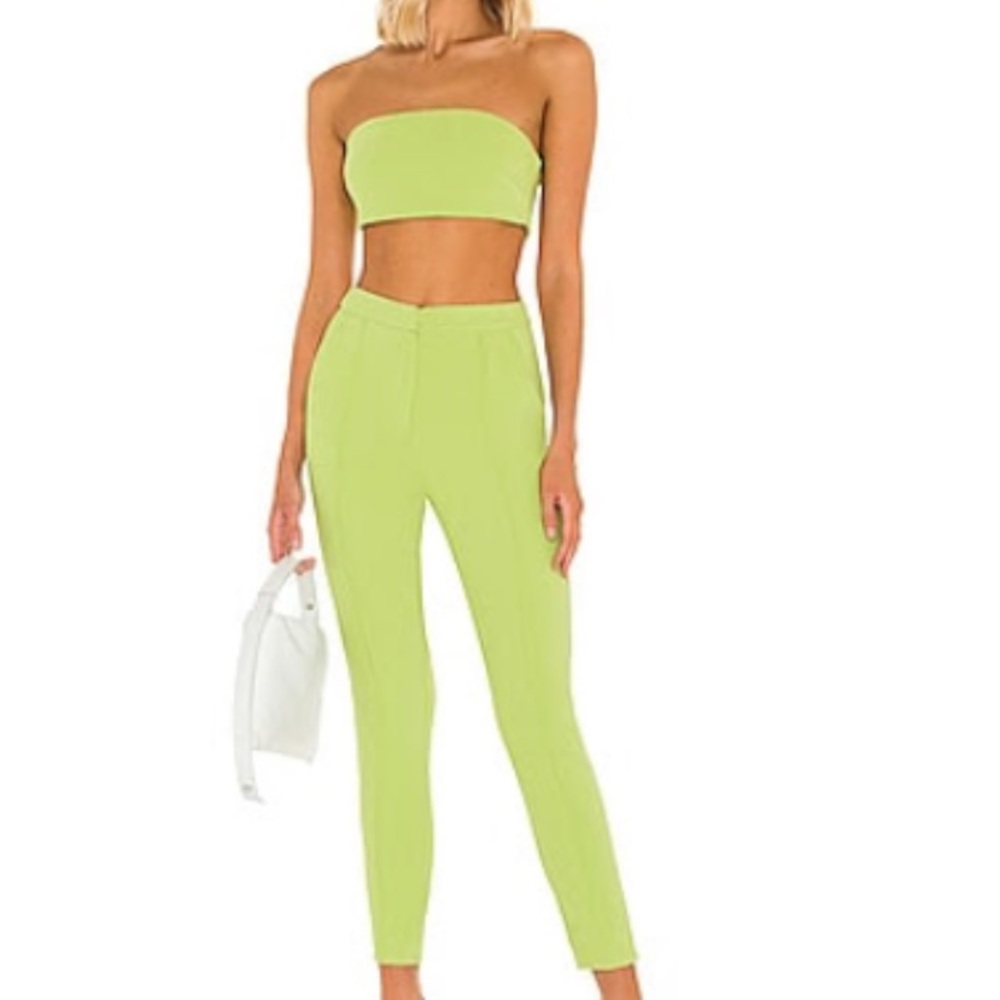 Superdown Remi Pant Set in size M Lime